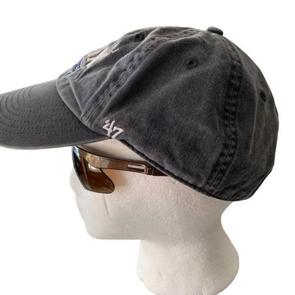 New England Patriots Cap 47' Brand Super Bowl XLIX 49 Adjustable Cap VTG Gray - Picture 3 of 9